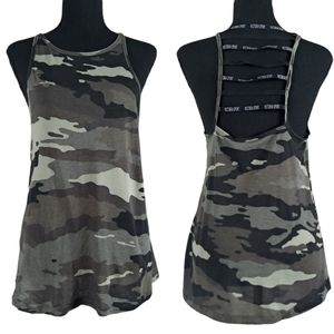 Victoria's Secret Sport Camouflage Racerback Tank Top Women's Size Small